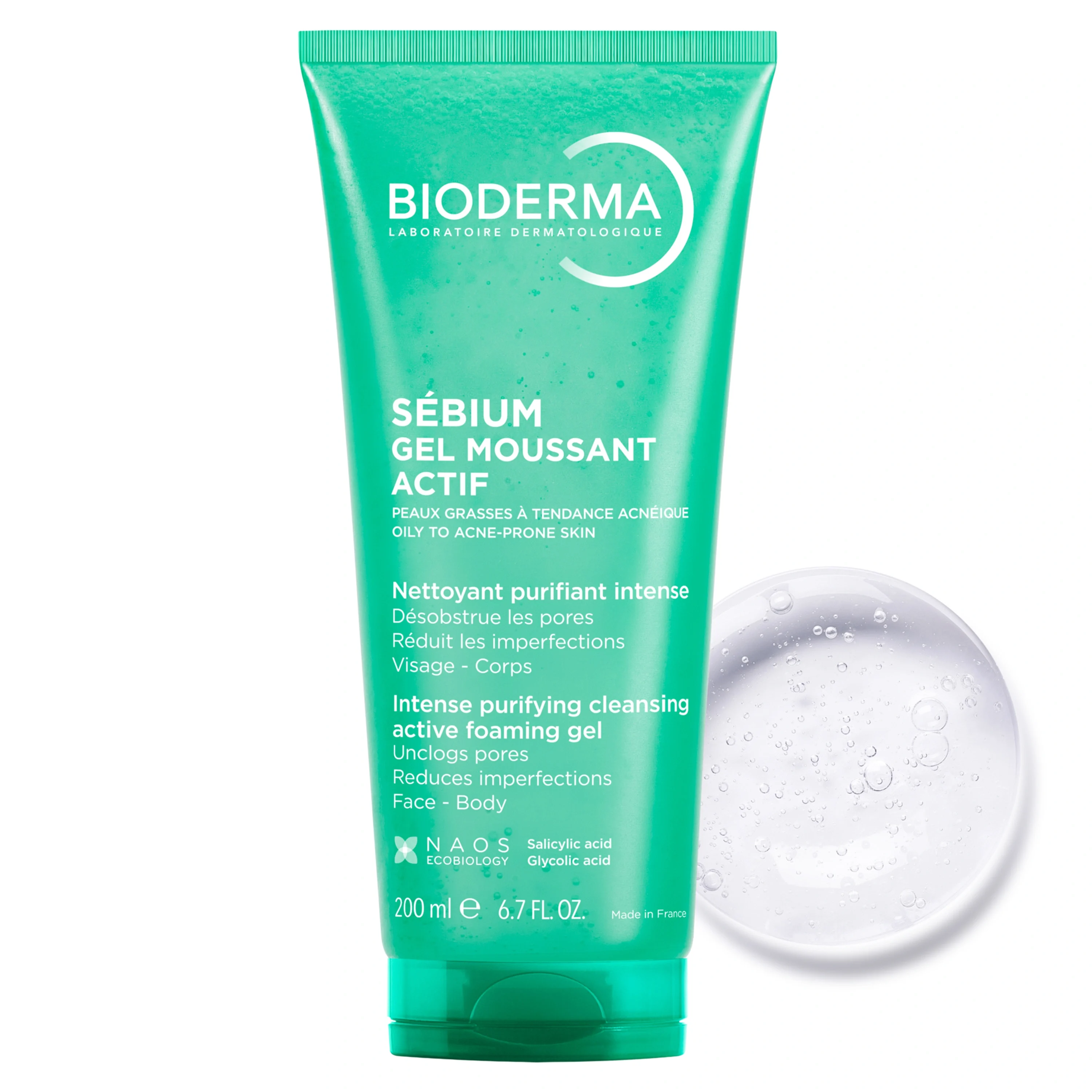 Bioderma Sebium Gel Moussant Actif 200 ml