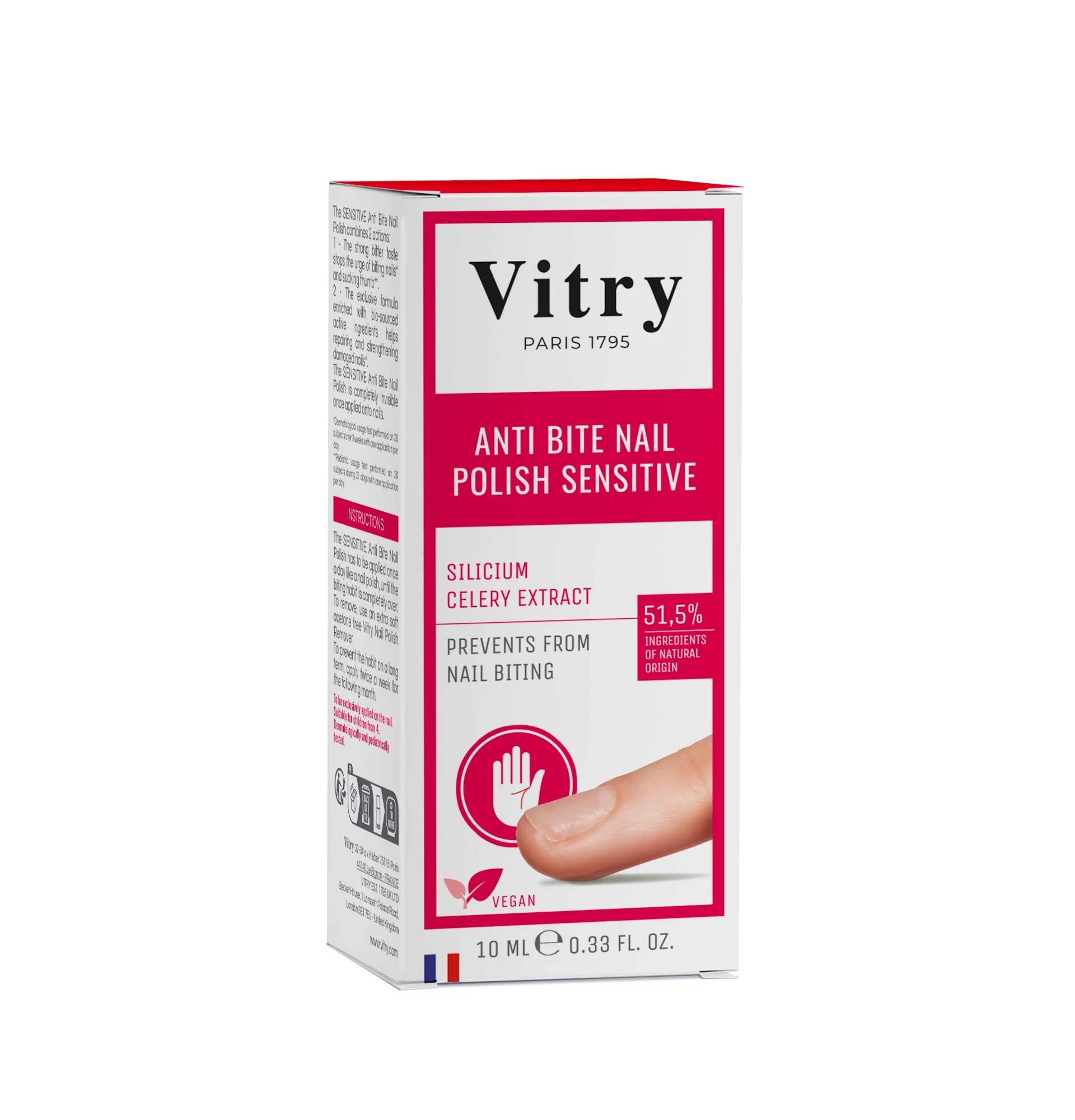 Vitry Anti Bite Varnish Repair Sensitive 10 ml - Nagellack