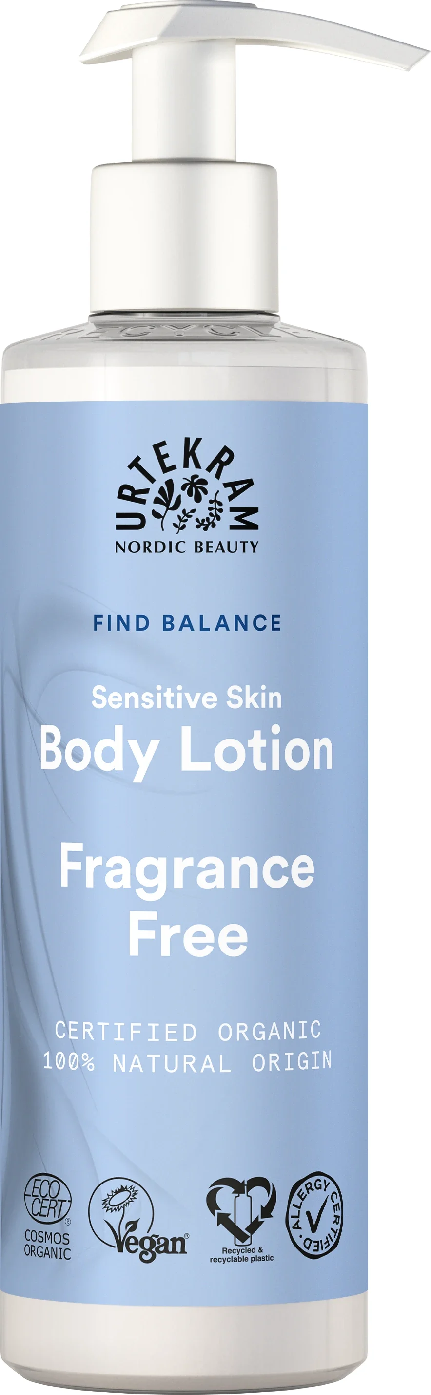 Urtekram Nordic Beauty Urtekram Fragrance Free Body Lotion 245 ml