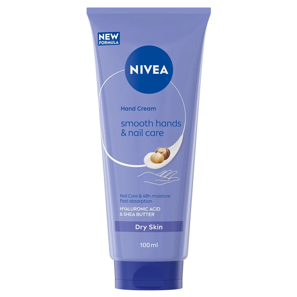 NIVEA Smooth Hands & Nail Care Hand Cream 100 ml