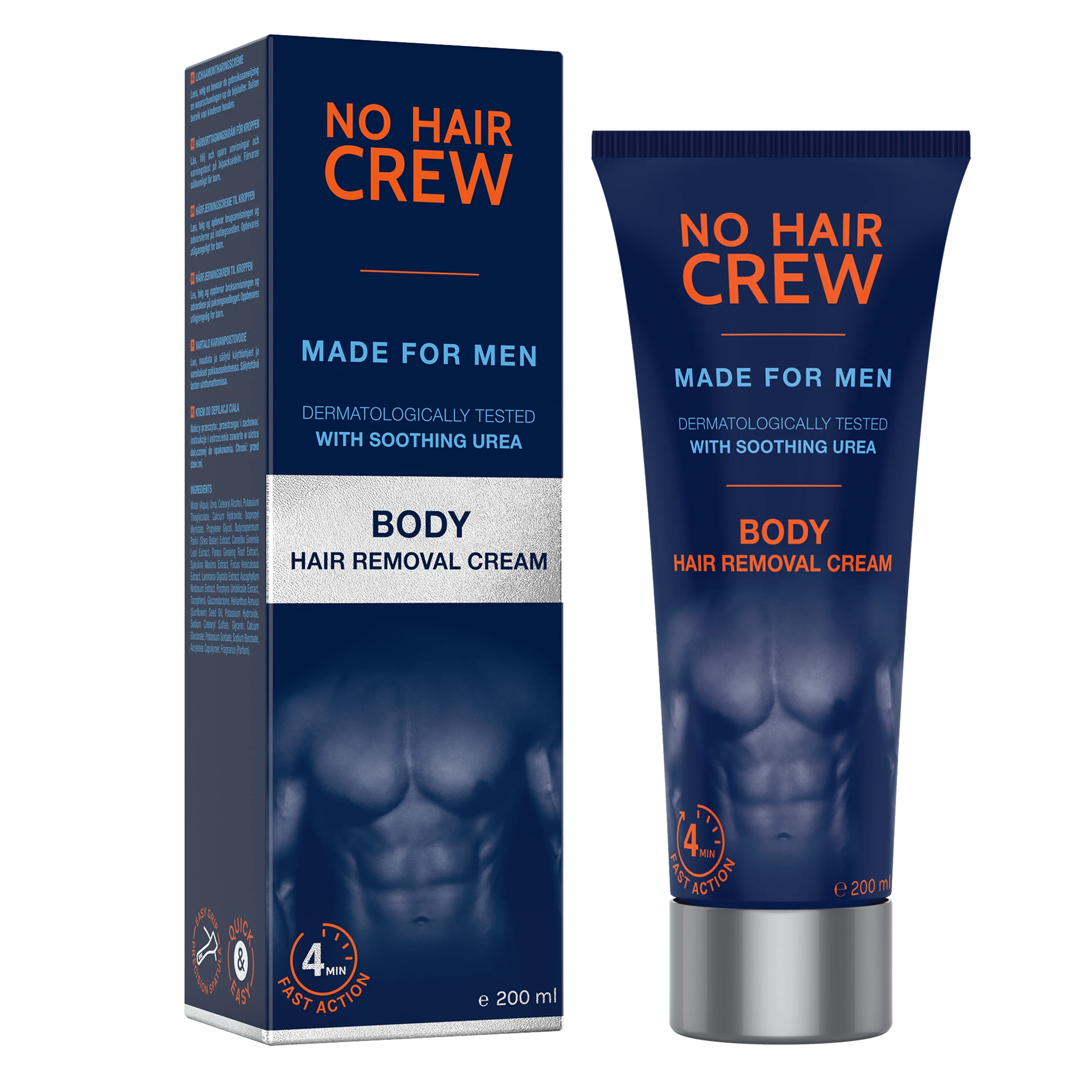 No Hair Crew Body Hair Removal Cream, 200ml