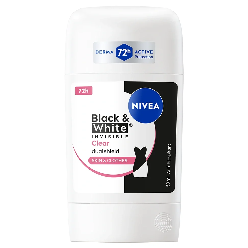 NIVEA Black & White Invisible Clear Stick 50 ml