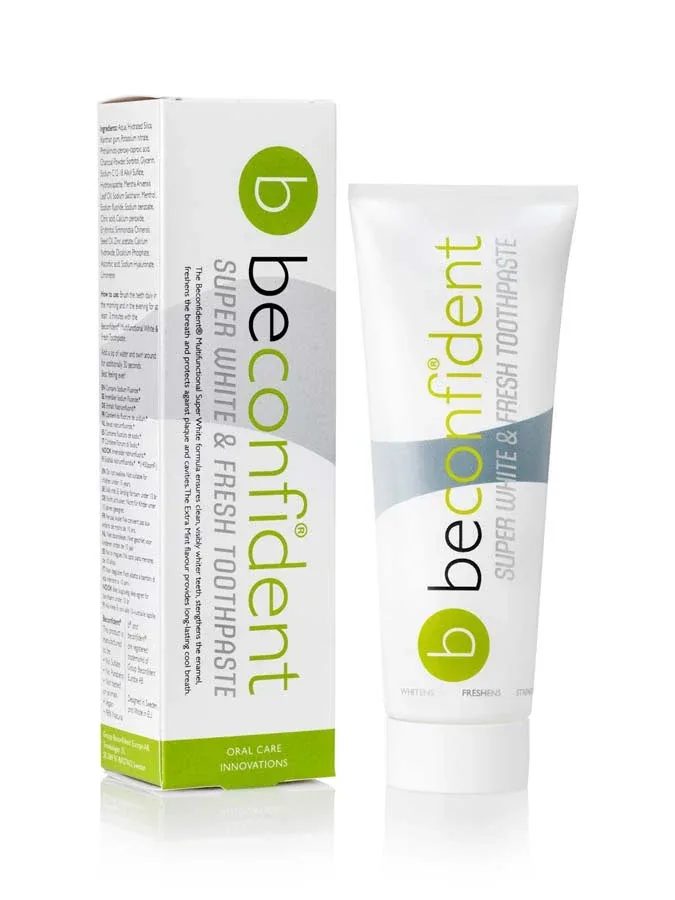 Beconfident Multifunctional Superwhite Fresh Tandkräm 75 ml