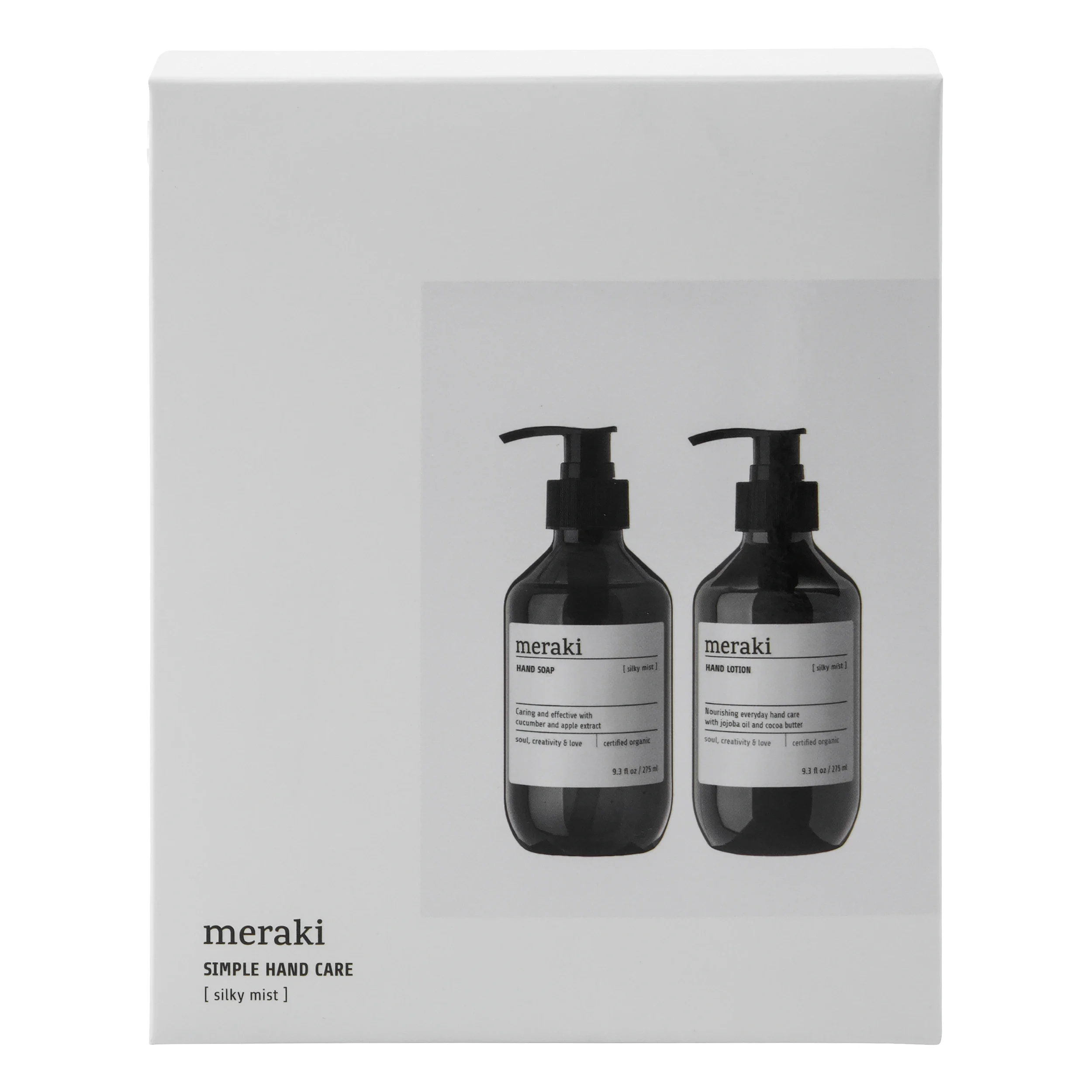 Meraki Presentask Silky Mist Simple Hand Care 2 x 275 ml - Presentbox hudvård