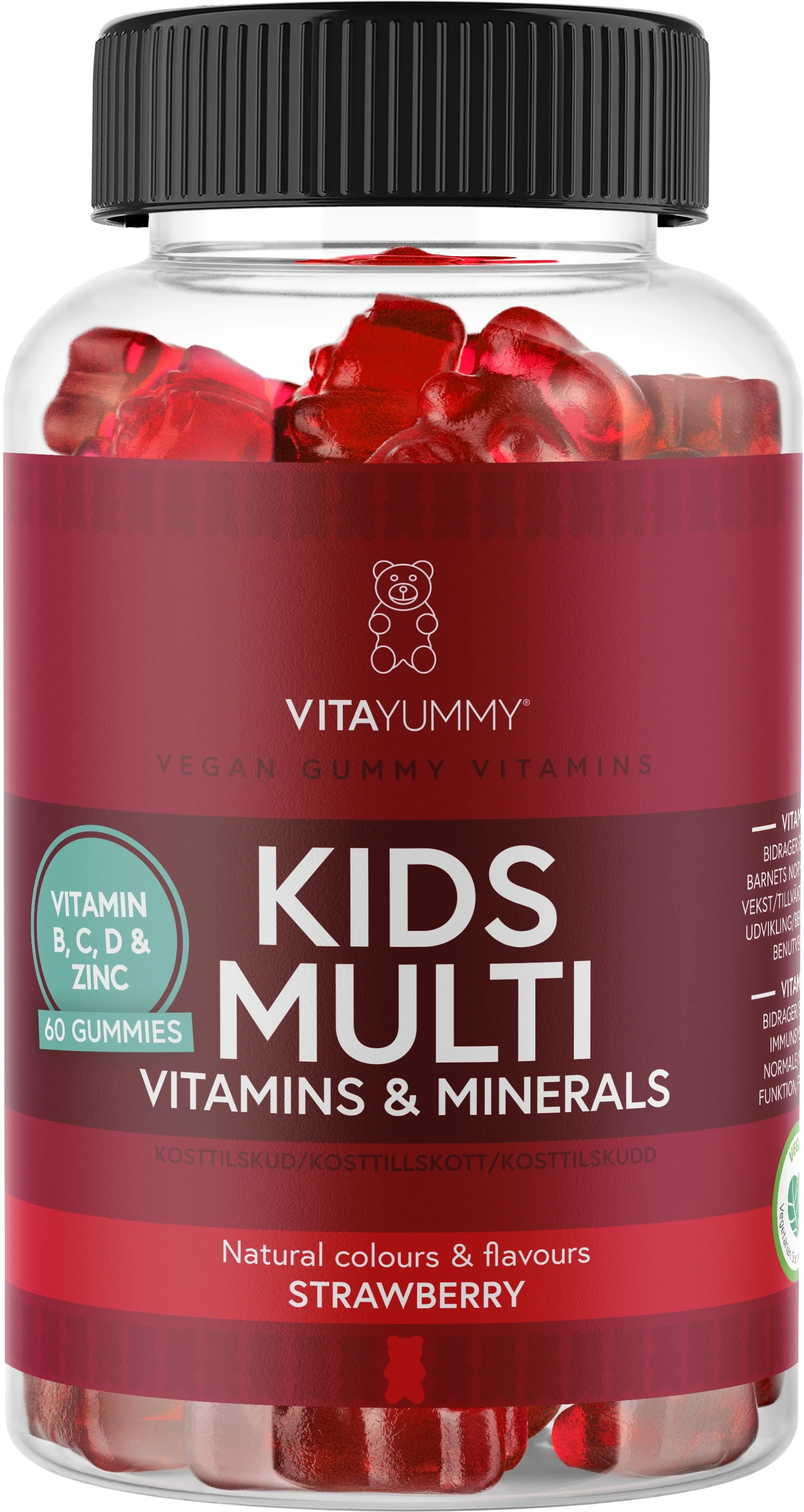 VitaYummy Kids Multivitamin Strawberry 60 st