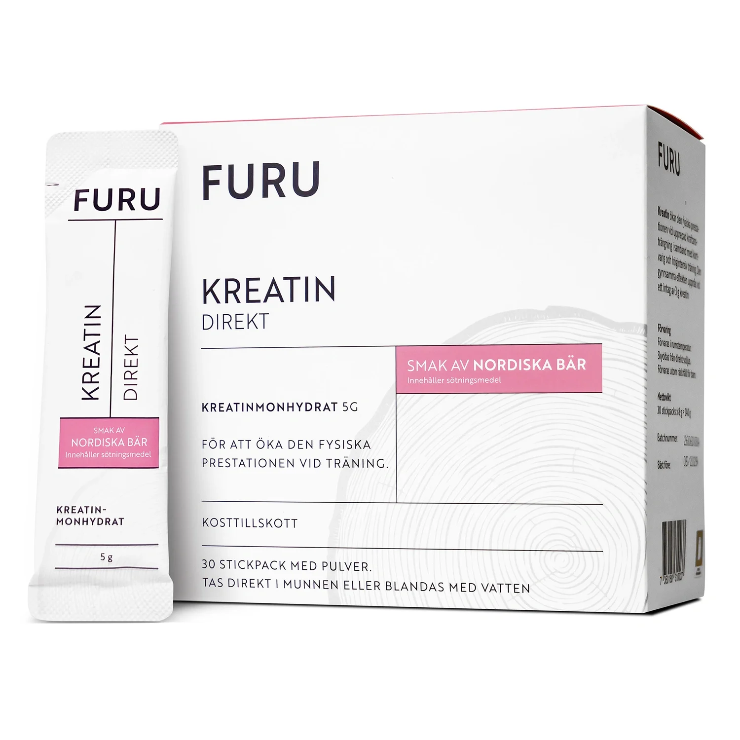FURU Kreatin Direkt Nordiska Bär 30 stickpacks