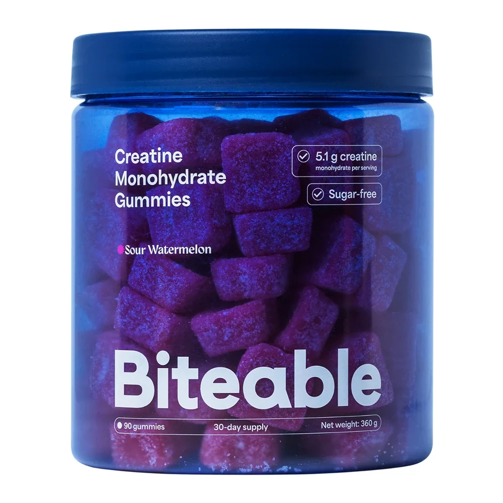 Biteable Creatine Gummies Sour