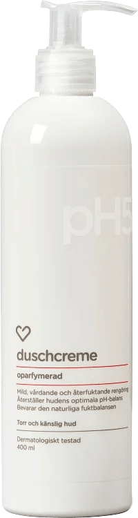 Hjärtats pH5 Duschcreme Oparfymerad 400ml Hjärtats