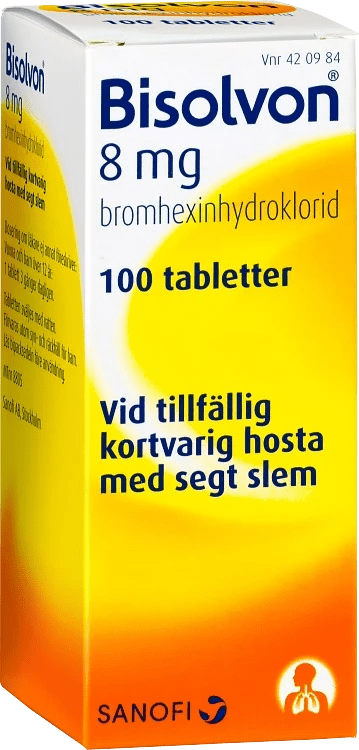 Bisolvon tablett 8 mg 100 st Bisolvon