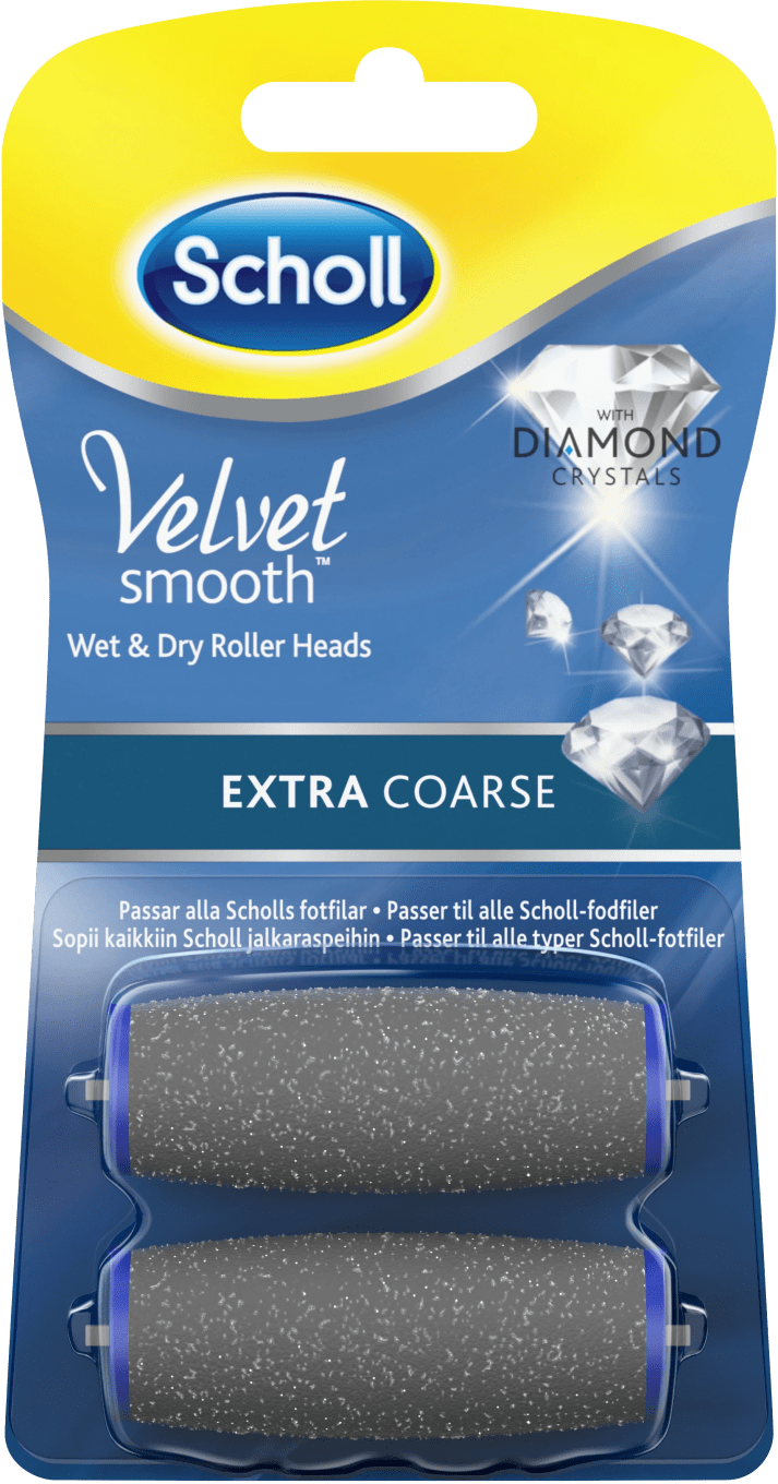 Scholl Velvet Smooth Extra Coarse Refill 2-pack Scholl