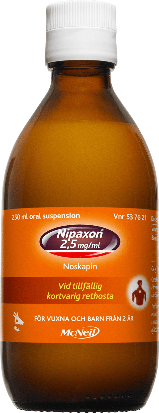 Nipaxon oral suspension 2,5 mg/ml 250 ml Nipaxon