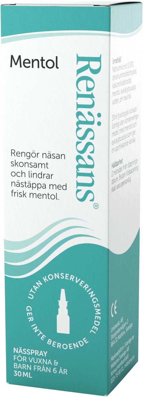 Renässans Mentol nässpray 30 ml Renässans