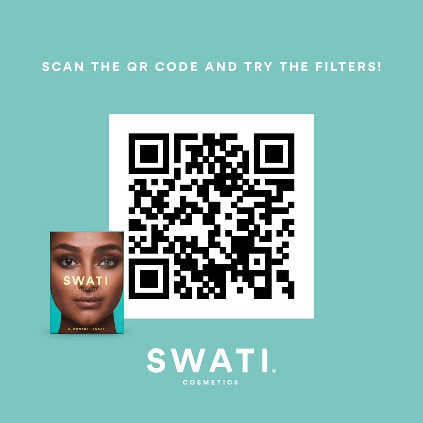 SWATI Cosmetics 1 Month Jade färgade linser Swati