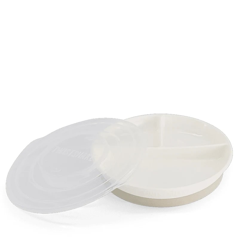 Twistshake Indelad Tallrik 6+m Vit Twistshake