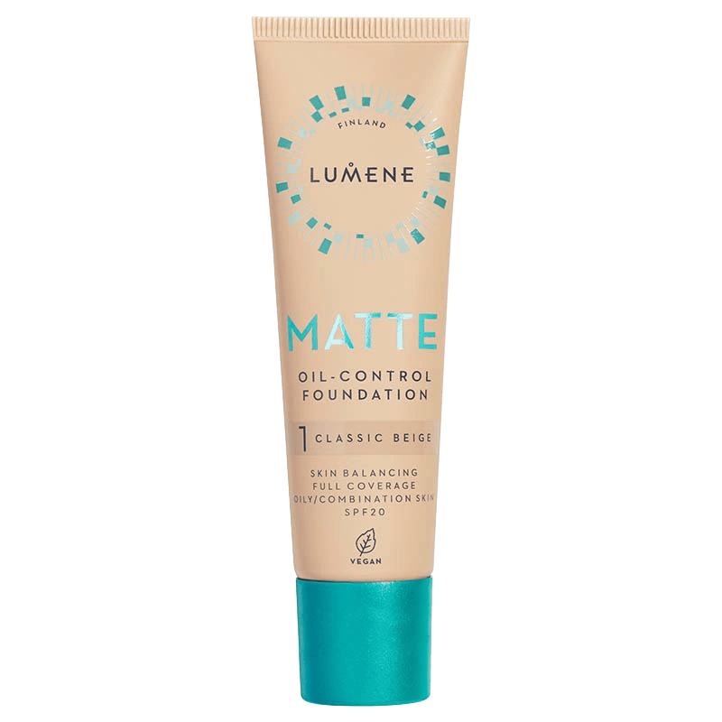 Lumene Matte Oil-Control Foundation SPF 20 30 ml  1 Classic Beige Lumene