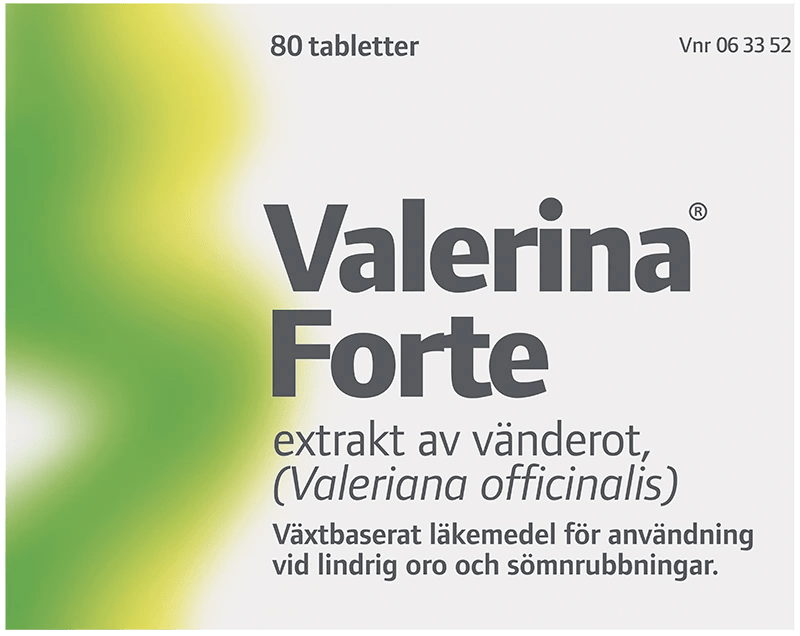 Valerina Forte Filmdragerad tablett Blister 80 st Valerina
