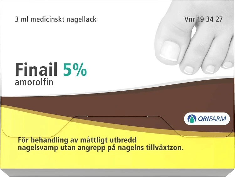 Finail medicinskt nagellack 5% 3 ml Finail