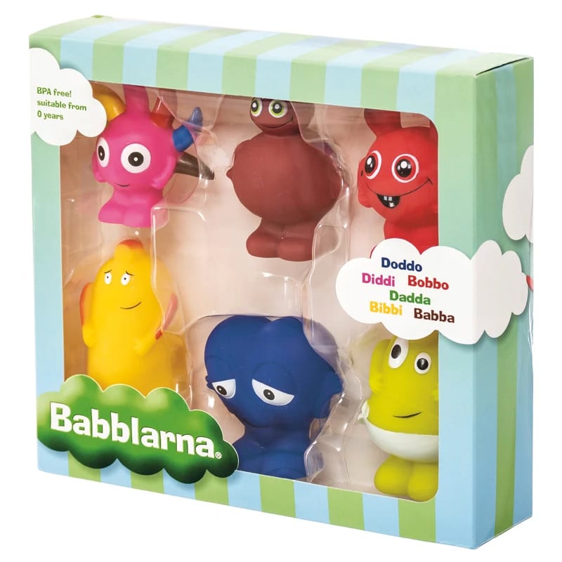 Teddykompaniet Babblarna Plastfigurer 6 st Teddykompaniet