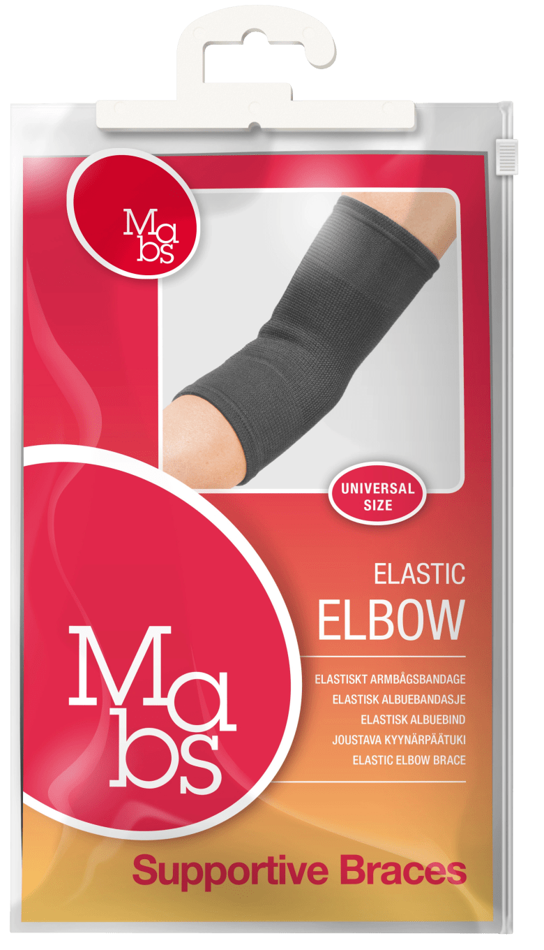 Mabs Elastiskt armbågsbandage Universal Svart Mabs