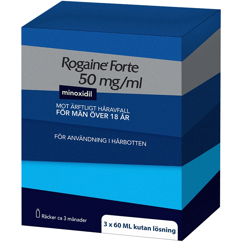 Rogaine Forte lösning 50 mg/ml 3x60 ml Rogaine