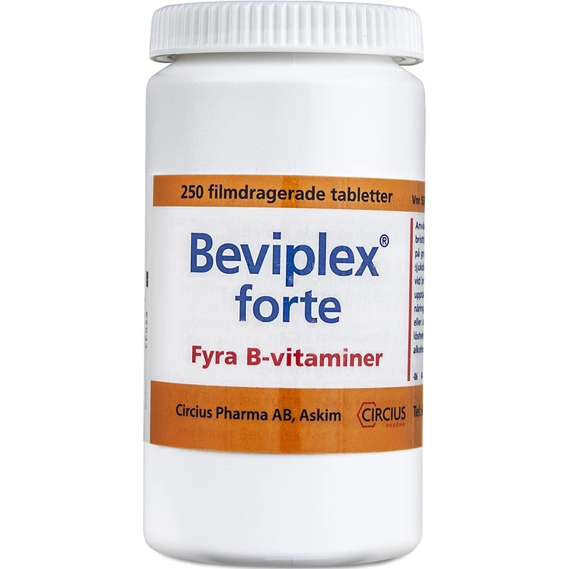Beviplex forte filmdragerad tablett 250 st Beviplex