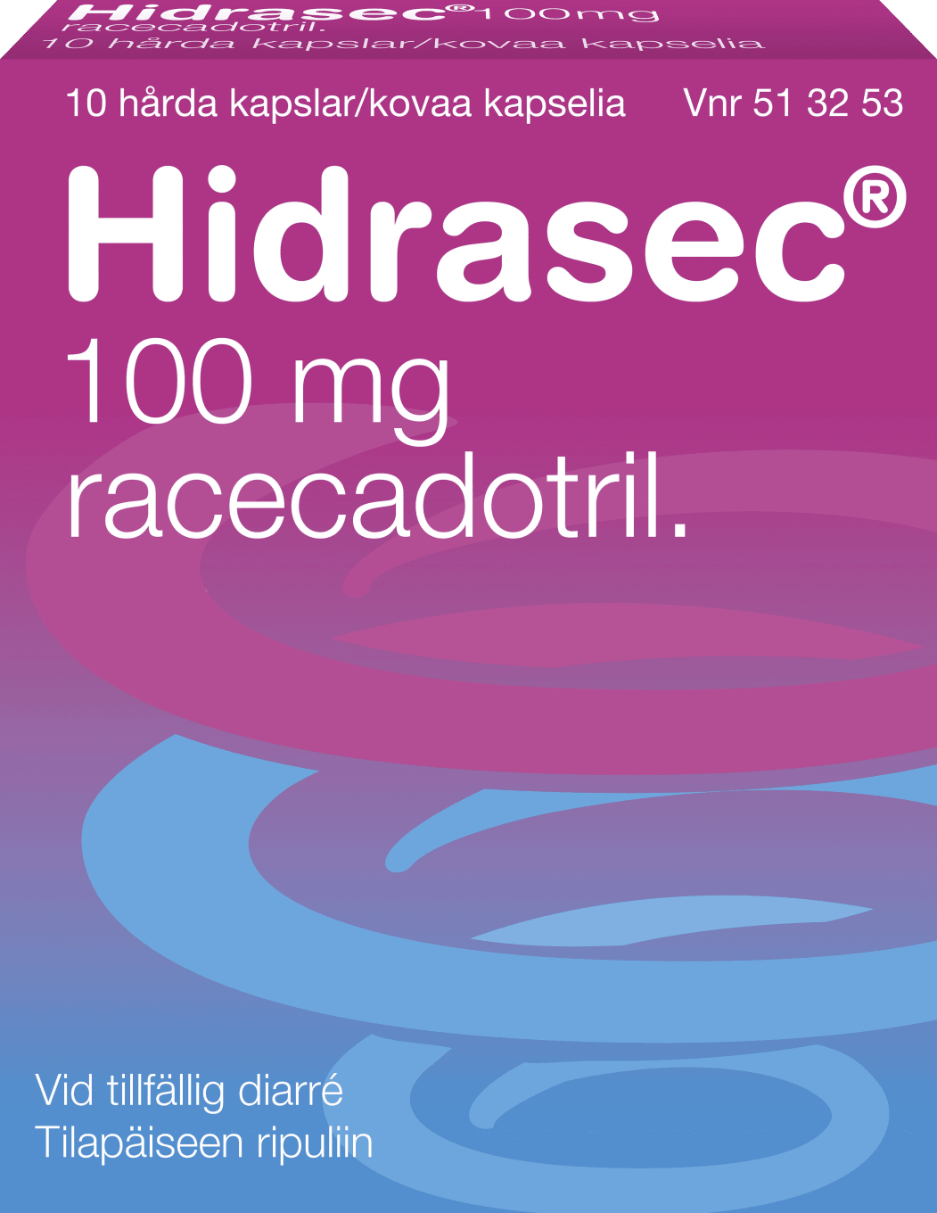 Hidrasec 100 mg 10 hårda kapslar Hidrasec