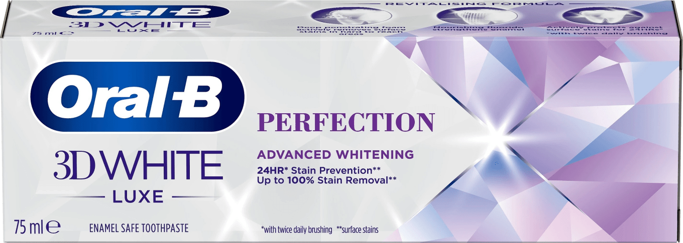 Oral-B 3D White Luxe Perfection Tandkräm 75 ml Oral-B