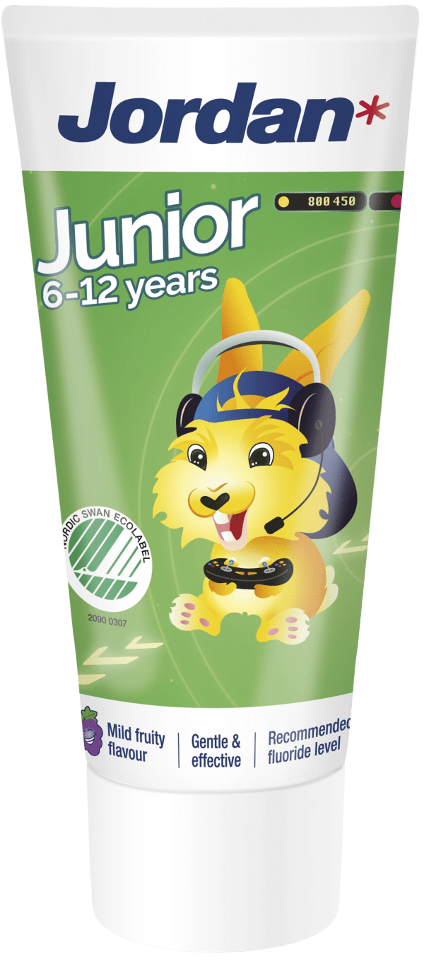 Jordan Junior Tandkräm 6-12år 50ml Jordan