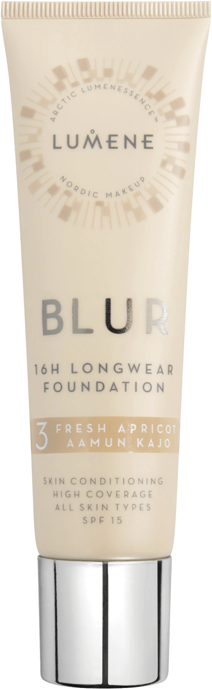 Lumene Blur 16h Longwear Foundation SPF15 30 ml Fresh Apricot Lumene