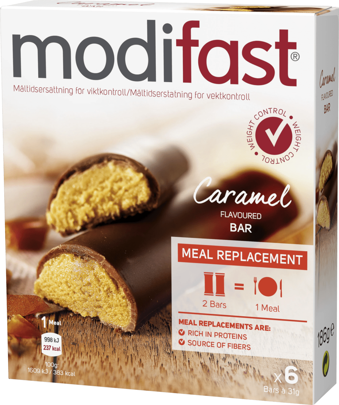 Modifast Bar Caramel 6 st Modifast