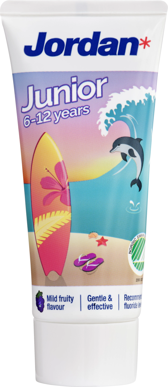 Jordan Junior Tandkräm 6-12år 50ml Jordan