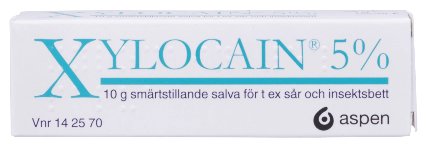 Xylocain salva 5% 10 g Xylocain