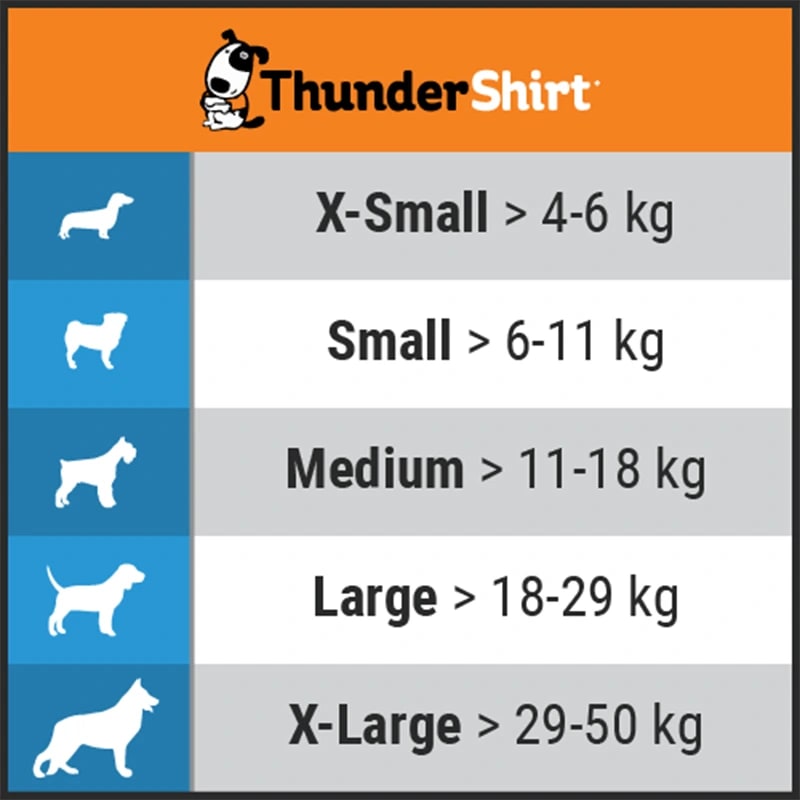 ThunderShirt Hundväst XS ThunderShirt