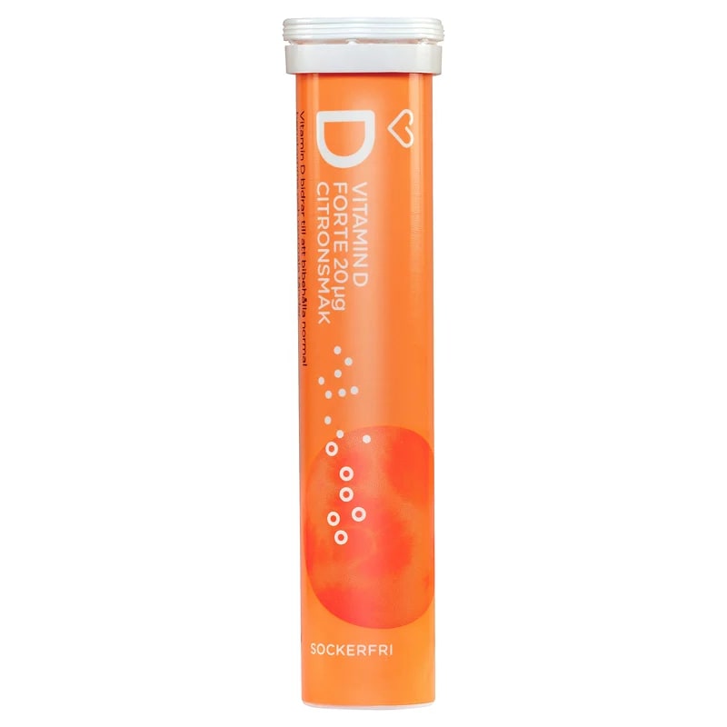 Hjärtats Vitamin D Forte 20 µg Brustablett 20 st Hjärtats