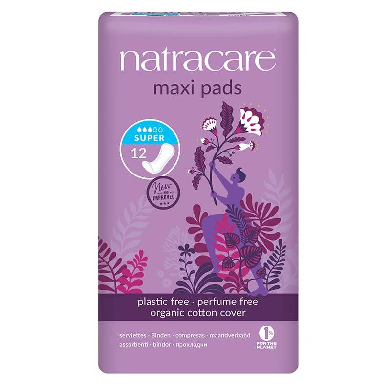 Natracare Binda Maxi Super 12 st Natracare