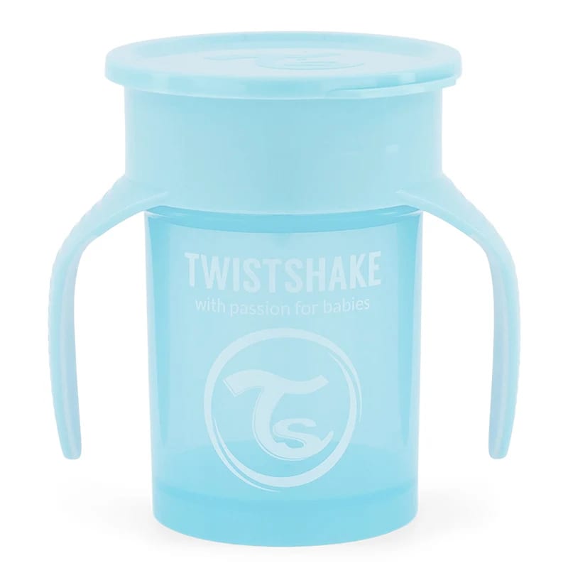 Twistshake 360 Cup 6+ mån Pastel Blue Twistshake