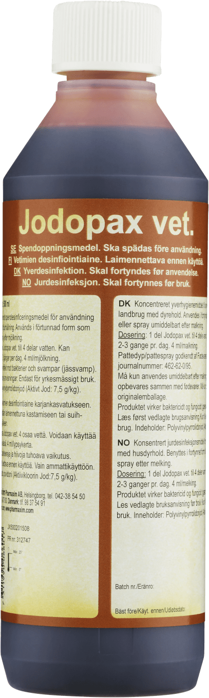 Jodopax Vet Koncentrat 500 ml Jodopax