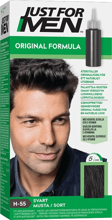 Just For Men Original Formula Hair Hårfärg Real Black Just For Men