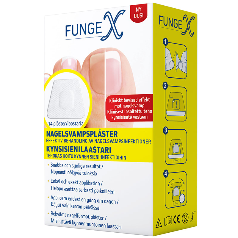 FungeX Nagelsvampsplåster 14 st FungeX