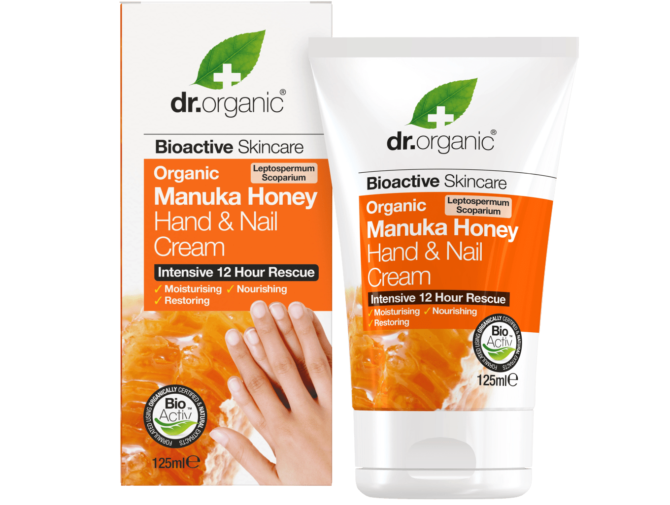 Dr. Organic Manuka Honey Hand and Nail Cream 125 ml Dr.Organic
