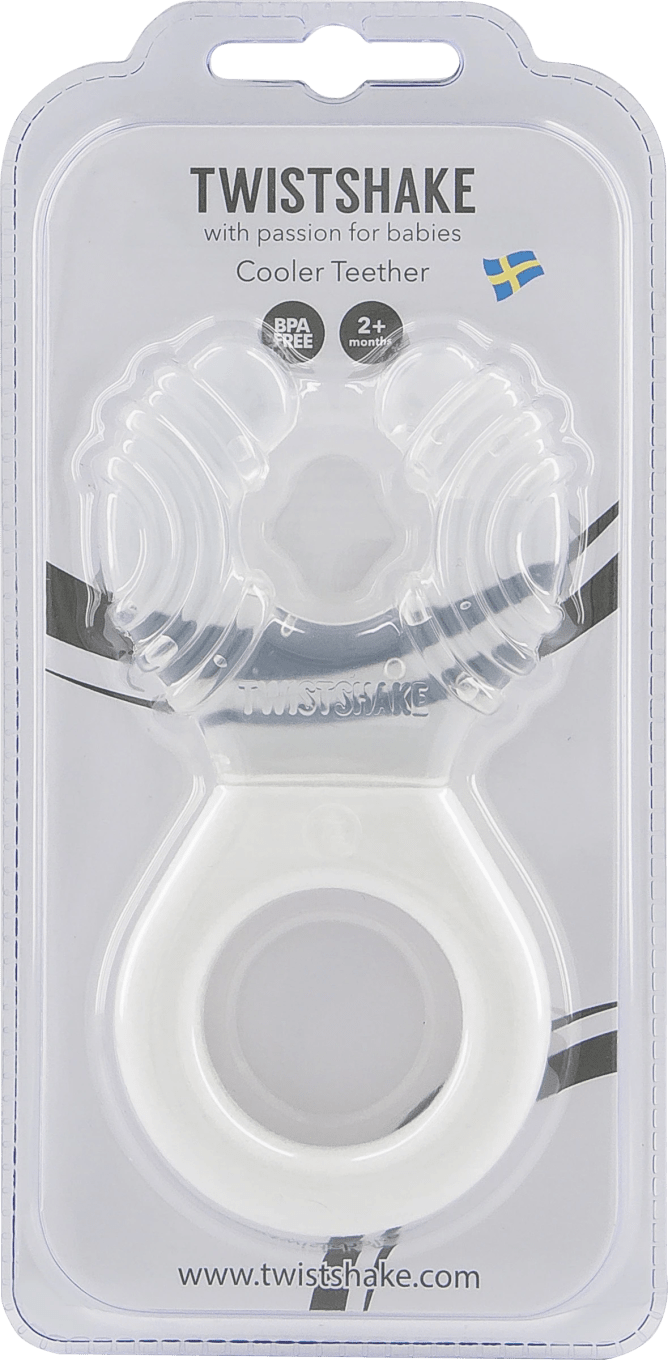 Twistshake Bitring 2+ mån Vit Twistshake
