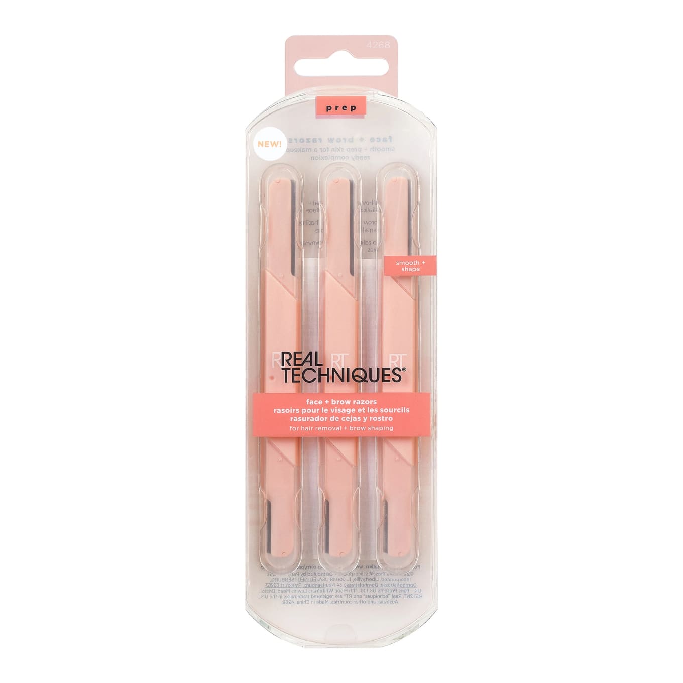Real Techniques Skinimalist Face and Brow Razors 3-pack Real Techniques