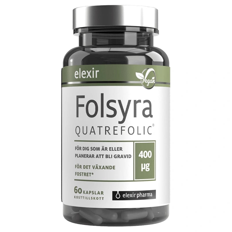Elexir Folsyra 60 kapslar Elexir Pharma