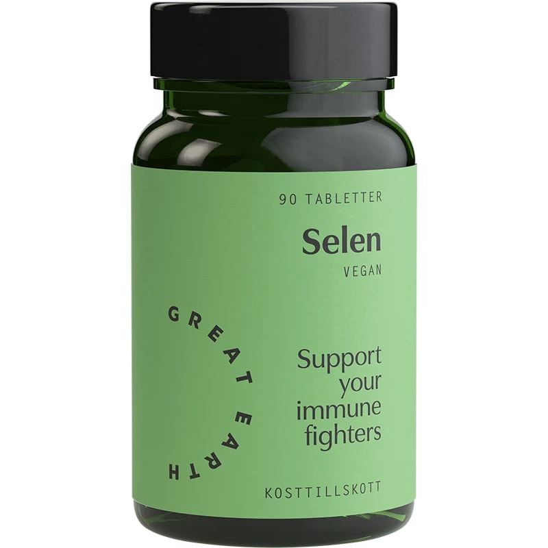 Great Earth Selen 100 mcg 90 kapslar Great Earth