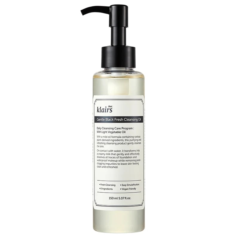 Klairs Gentle Black Fresh Cleansing Oil 150 ml Klairs
