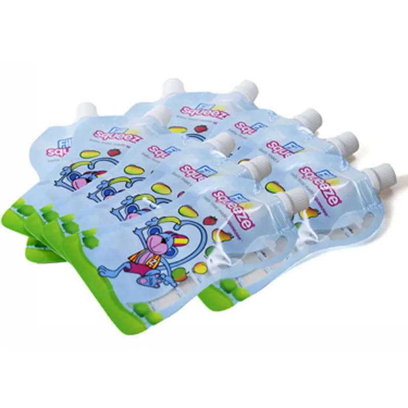 Fill 'n' Squeeze Pouches 10 st Fill 'n' Squeeze