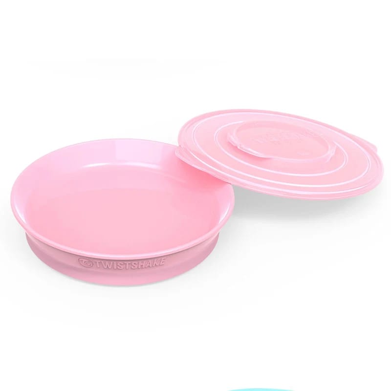 Twistshake Tallrik Pastell Rosa Twistshake