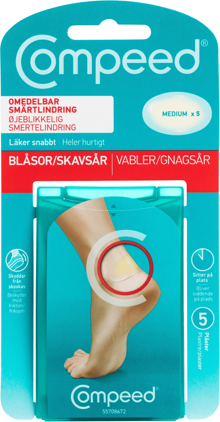 Compeed Skavsårsplåster Medium 5 st Compeed