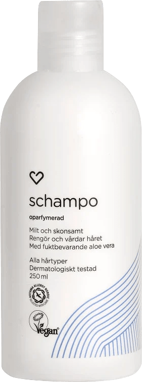 Hjärtats Schampo Oparfymerat 250 ml Hjärtats