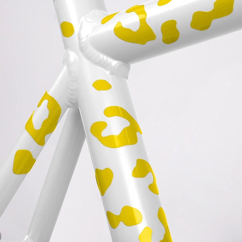 Bookman Reflective Stickers Leopard Print Yellow Bookman